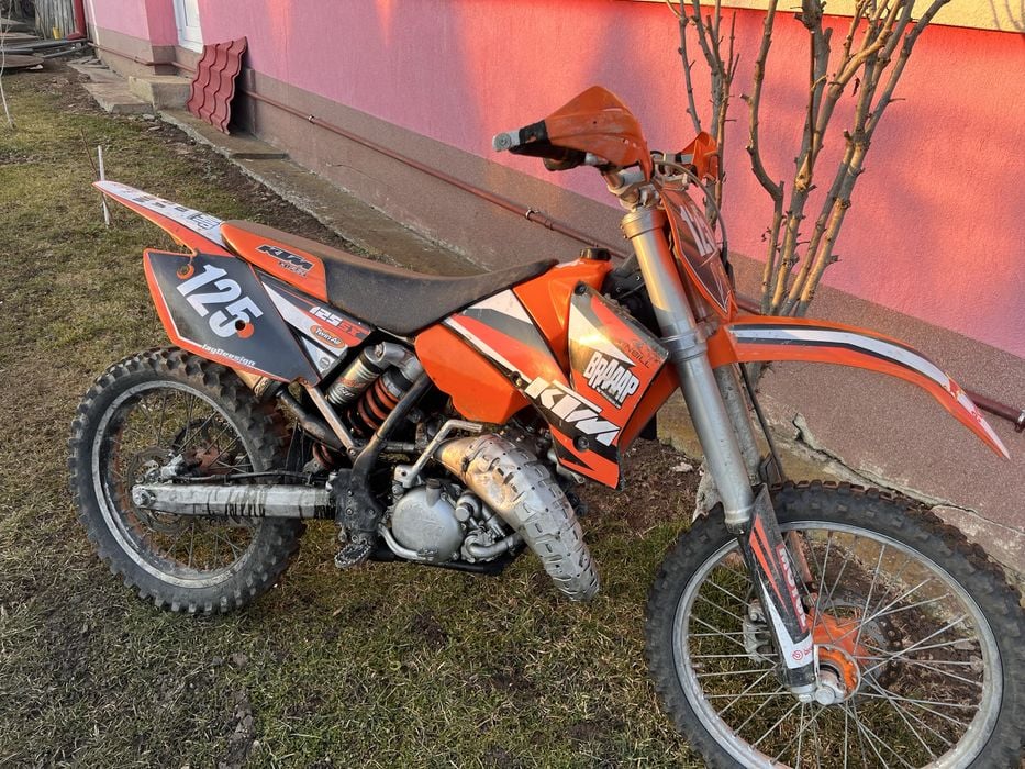 Vând sau schinb ktm sx 125 an 2008