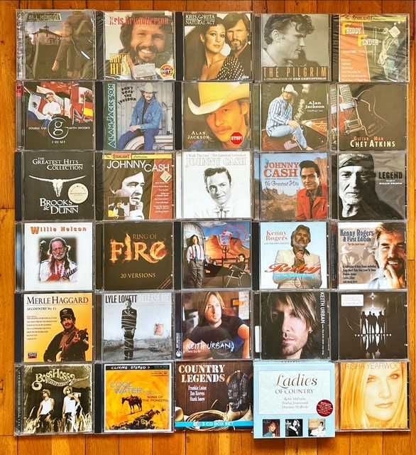 Lot CD orig country, blues, cuban music, soul: Jackson, Hooker, Ferrer
