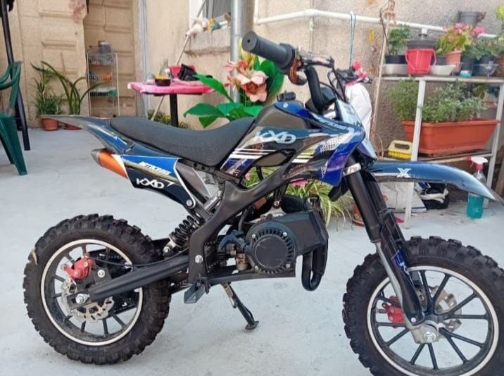 Motocicleta motocross motor