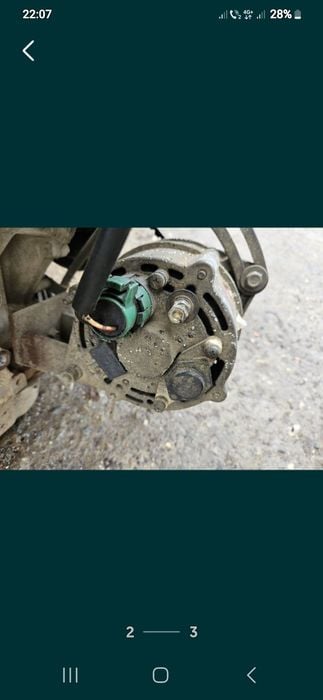 Alternator Suzuki Samurai de 55 amperi cu tot cu suport de prindere