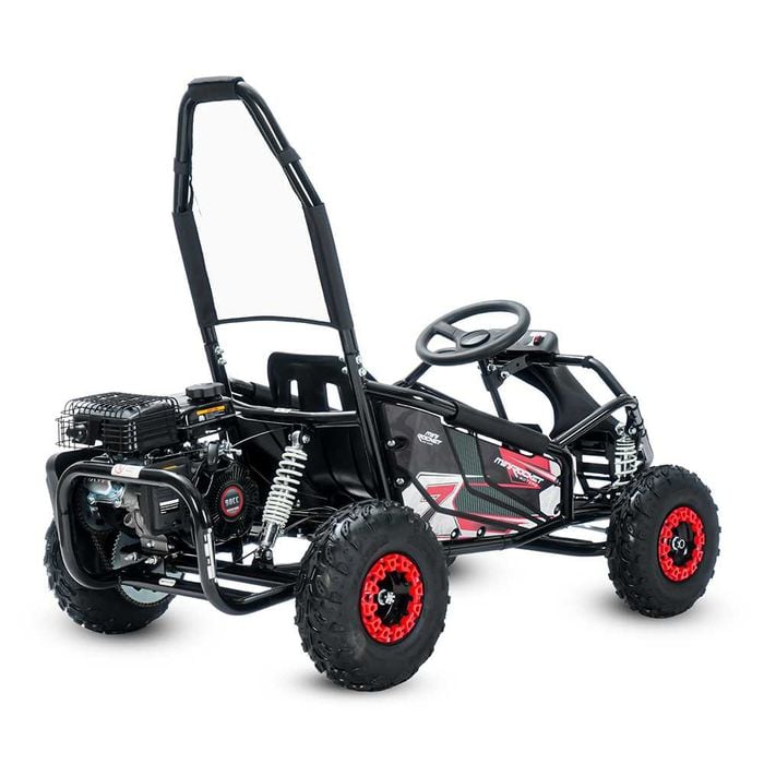 Atv copii 98cc Mini Rocket Raptor 6" automat 4T benzina rosu