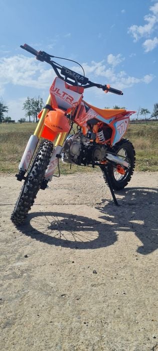 Cross Ultra 125cc 4 Timpi Kickstart 17/14 Nou pentru copii si adulti