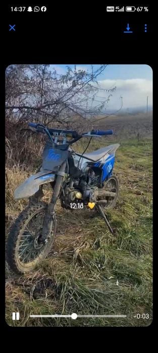 Vand cross 125 motor nou