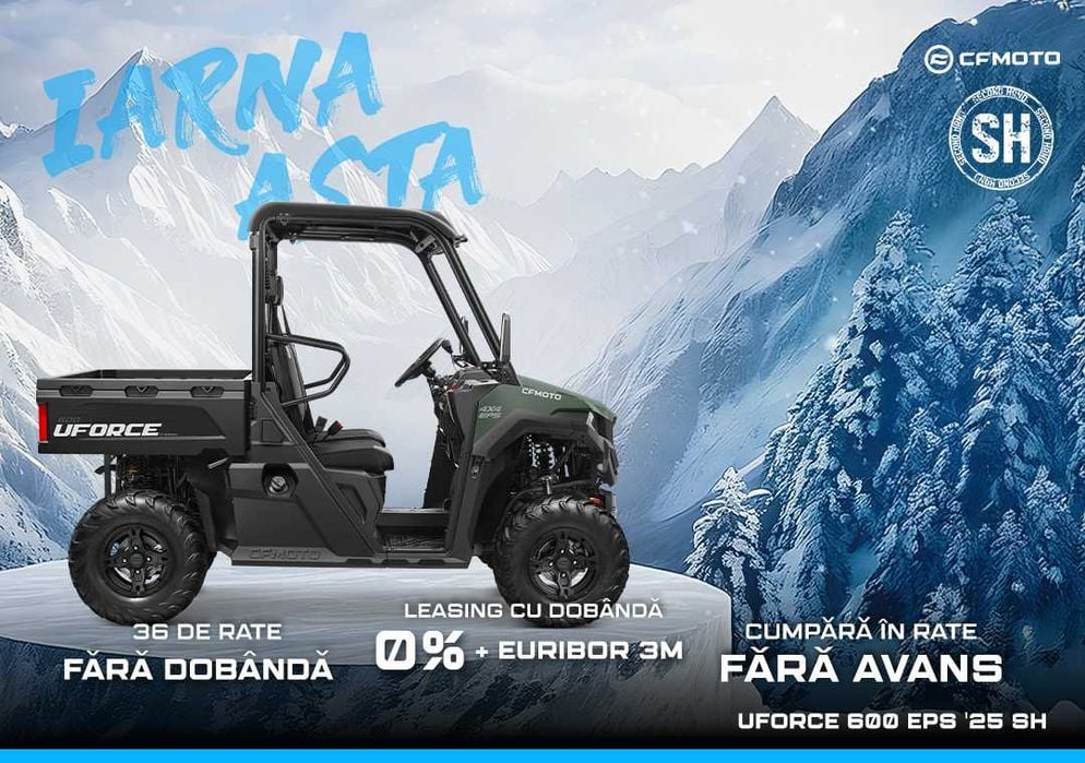 Sxs CFMOTO Uforce 600 EPS Gri '25 SH