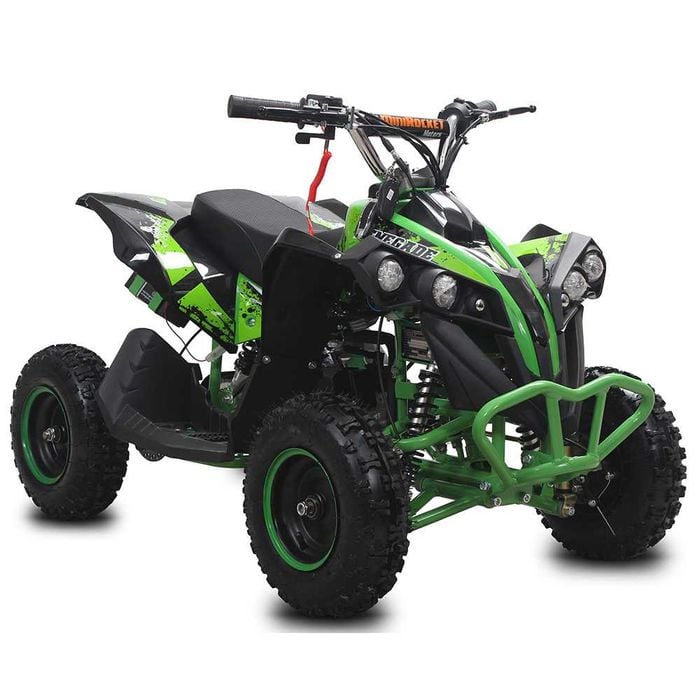Atv copii 49cc Minigade 6" pornire electrica verde