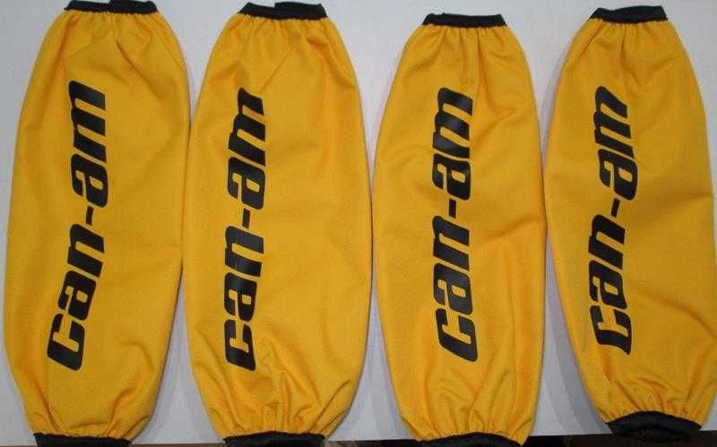 Husa Amortizor ATV set huse telescop yellow Can-am outlander Renegade