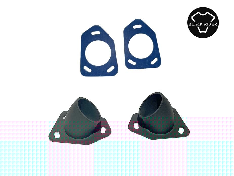 2 Tipsuri Evacuare, Toba sport CFMoto X10 X8, Otel, 48mm + garnituri