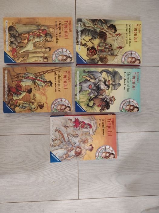 Pachet cărți Detectivii timpului