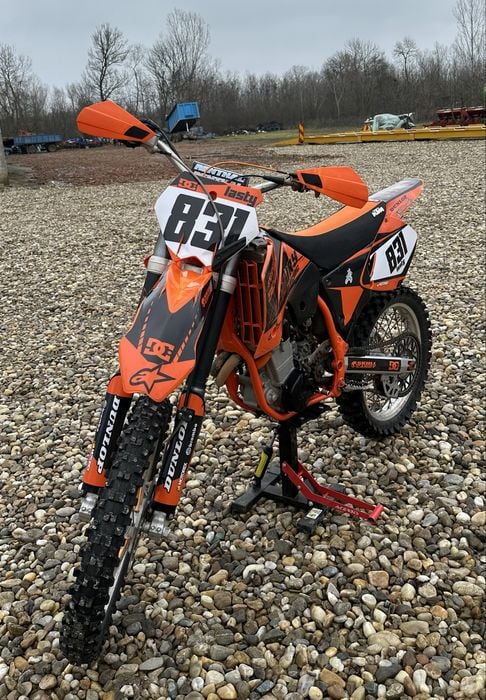 Vând ktm 525 sx stare impecabila
