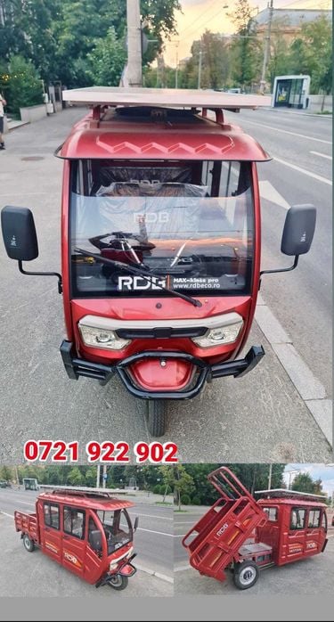 Triciclu electric  RDB MAX-Klass PRO fara permis PANOU SOLAR automat /