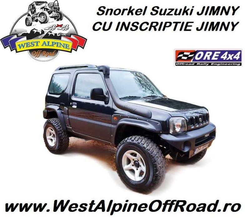 Snorkel Suzuki Jimny - Kit complet CU INSCRIPTIE JIMNY
