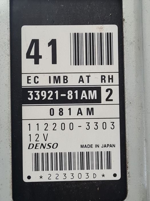 Calculator motor Suzuki Jimny 1.3 1998 - 2005 80CP Automata M13A (949) Benzina 3392181AM