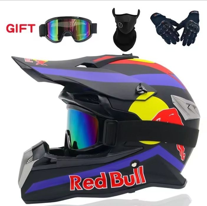 Cască Enduro Red Bull disponibil  S - M - L  - XL - XXL