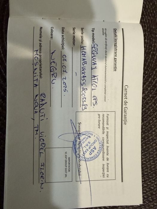 Vand ATV Seqway AT10 Garantie 21 luni