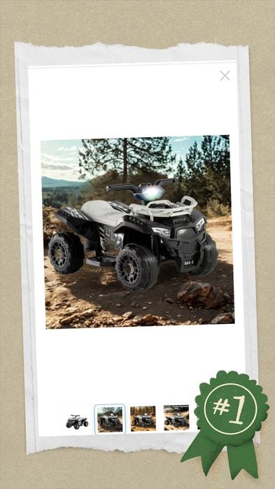 Vând ATV eletrica de copii ie nou doar l-am montat