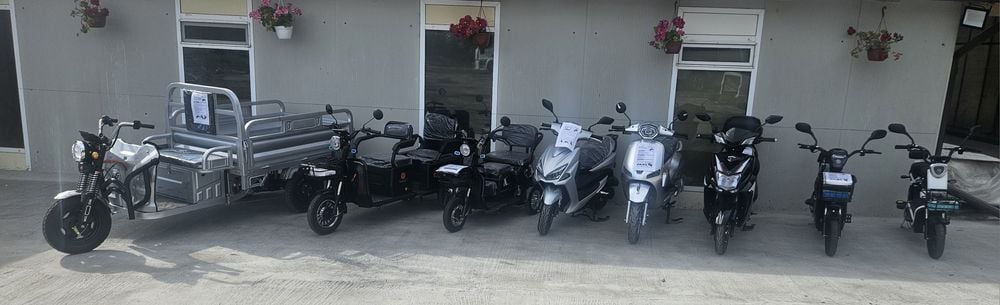 Scutere electrice Tricicluri electrice tuk tuk