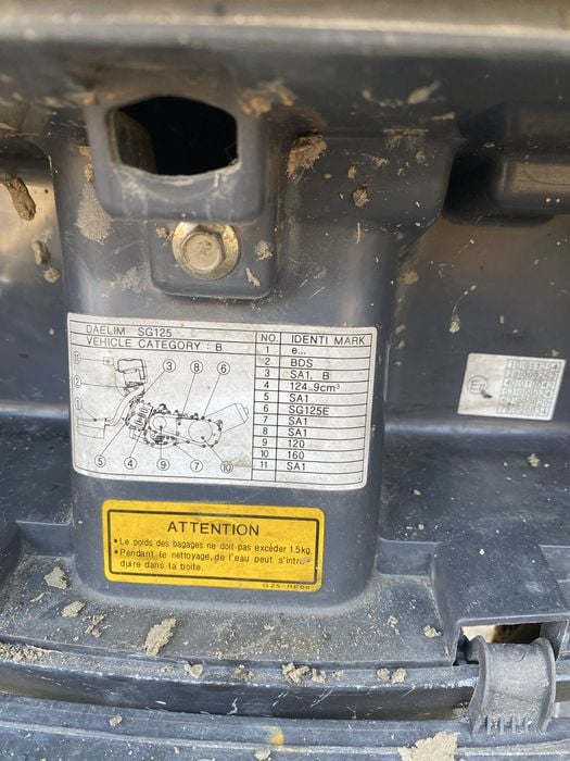 Scuter 125cc Daelim