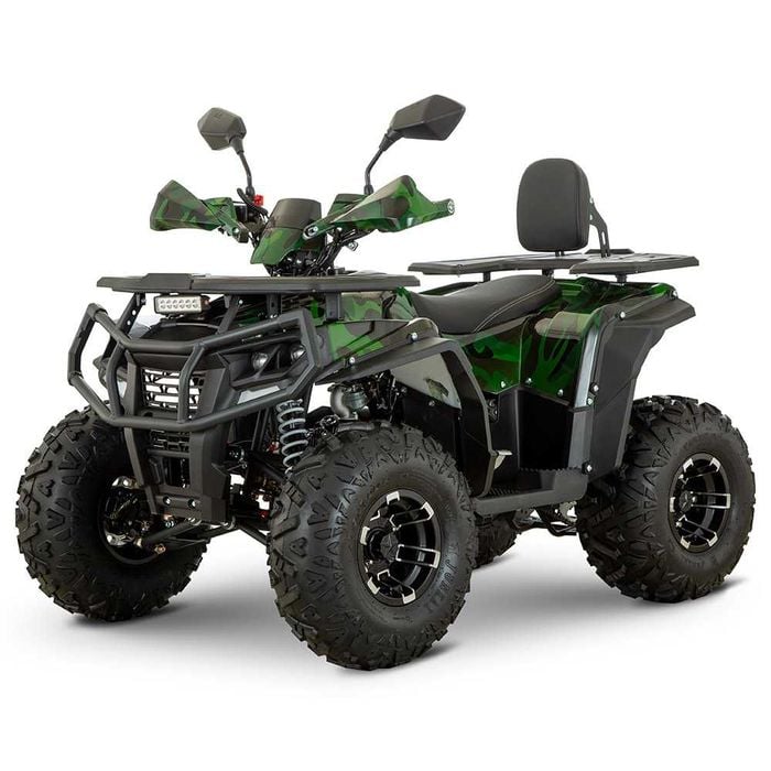Atv 150cc RockRider Deluxe 8" semi-automat 4T benzina verde camo