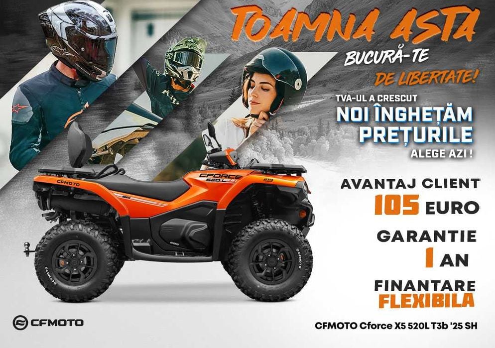 ATV CFMOTO CFORCE X5 520L T3b Portocaliu '25 SH