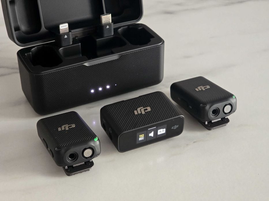 DJI Mic - Sistem Wireless Dual 2 TX + 1 RX + Carcasa Incarcare