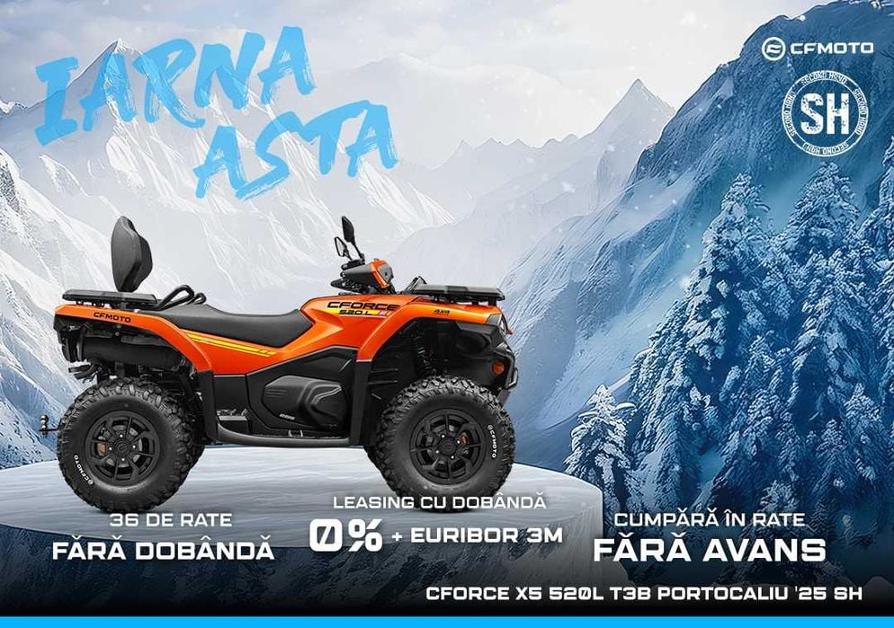 ATV CFMOTO CFORCE X5 520L T3b Portocaliu '25 SH