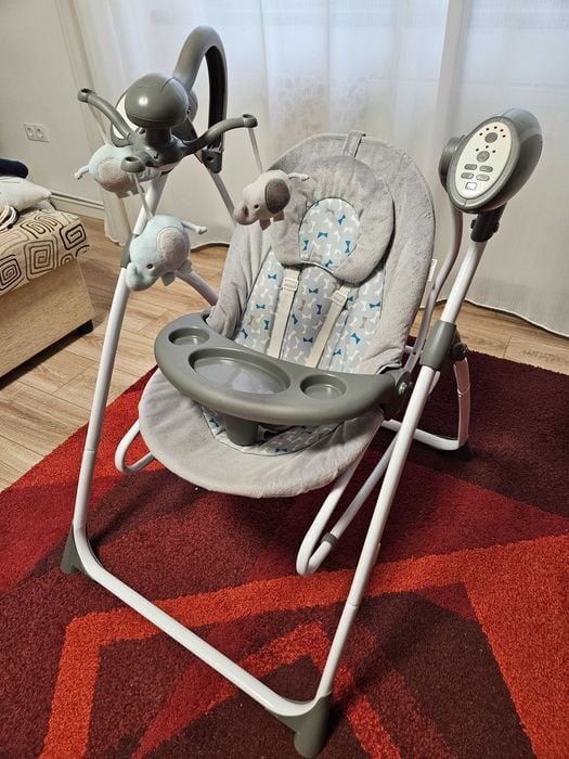 Leagan electric 2in1 Wunderkid Stars cu telecomanda - stare foarte bun