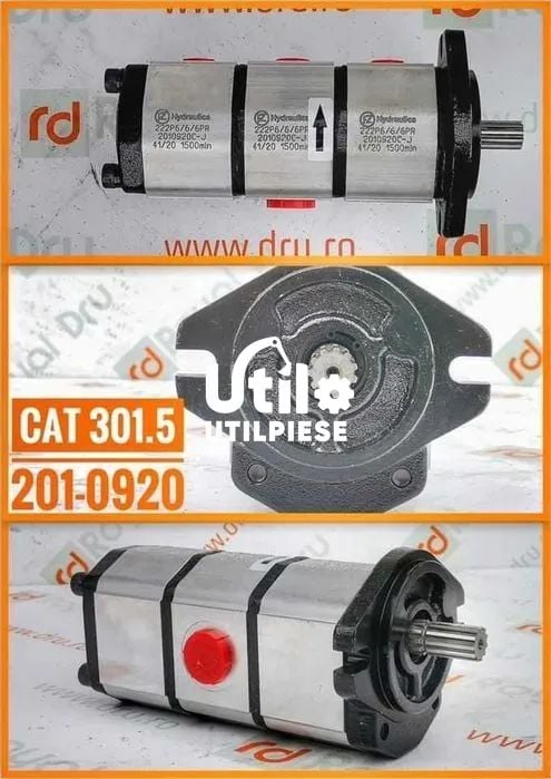 pompa hidraulica caterpillar 301.5 302.5 303.5 304.5 + piese cat