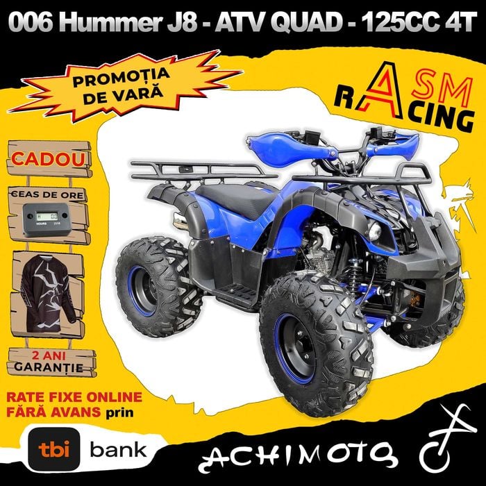 ATV Copii - ASM Racing 006 Hummer J8 '25 - 125CC 4T - 1.100 €