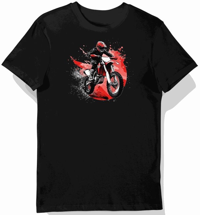 Koszulka męska czarna Inspirowana Wyścigami GasGas MC 250F 3XL