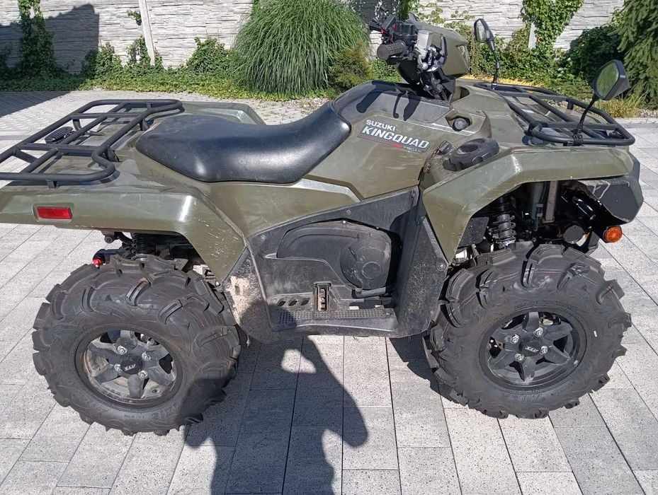 Suzuki Kingquad 750 , przebieg tylko 210 km - udokumentowene 2020r.