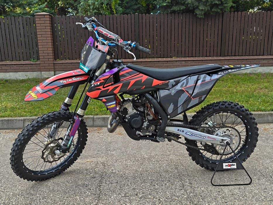KTM sx 125 przebieg 127 mth doposażony  HGS  WRP tuning