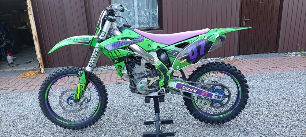 Kawasaki Kxf 250 16r Udokumenowany Remont, Dużo Akcesori