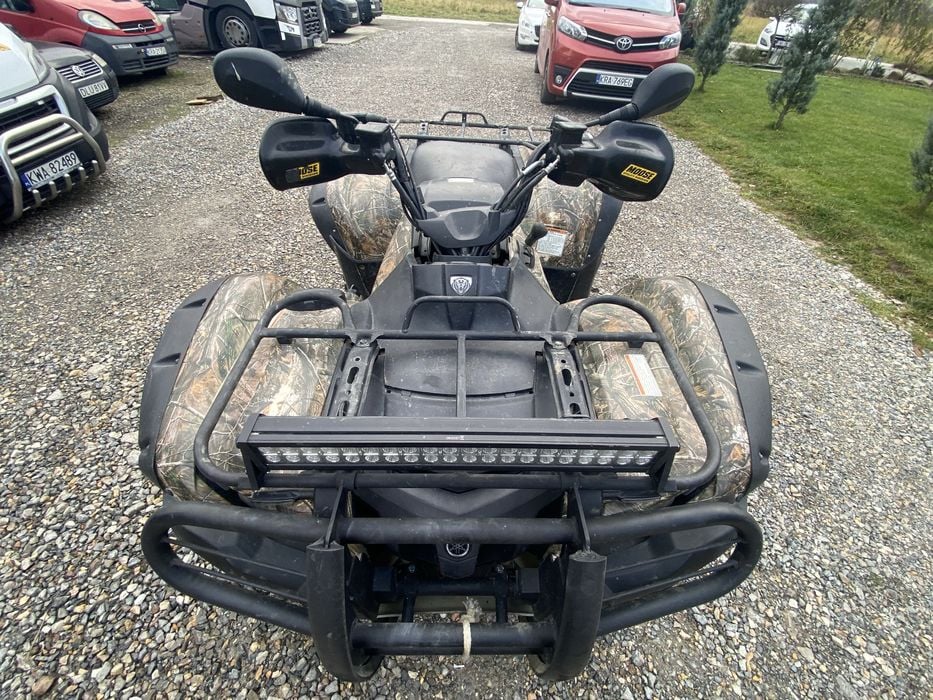 Zderzak grill lampa wahacz piasta zwrotnica połośka grizzly 700/550