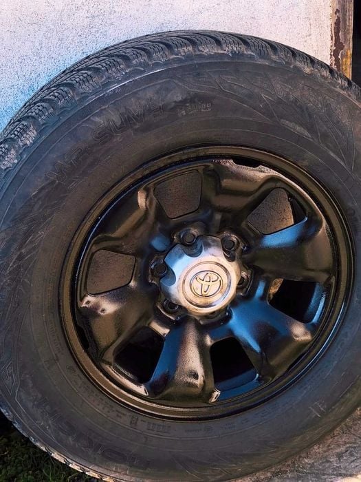 Komplet kół Toyota Land Cruiser + akumulator ENRG 95Ah