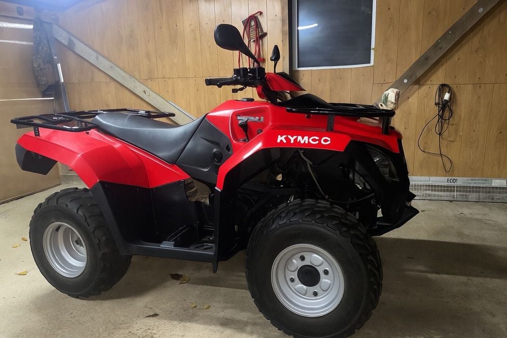 Kymco MXU 300 – 2019 r. - ważne opłaty, hak wbity w dowód