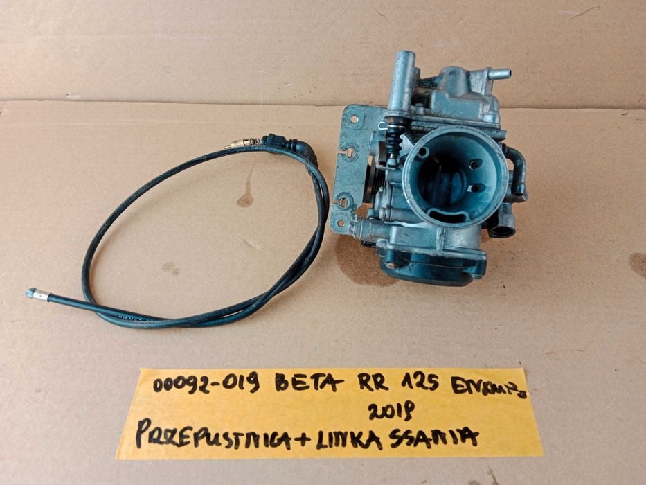 Beta RR 125 Enduro Gaźnik Przepustnica + Linka Ssania 13-20
