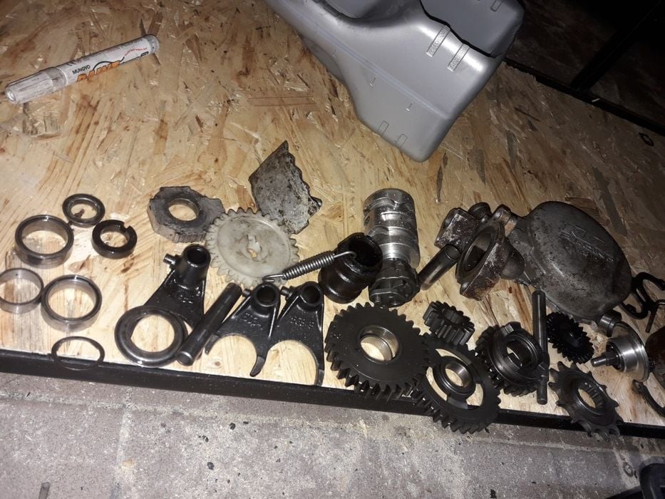 Ktm sx 125 sx125 exc części silnik lagi airbox chłodnica tryb owiewka