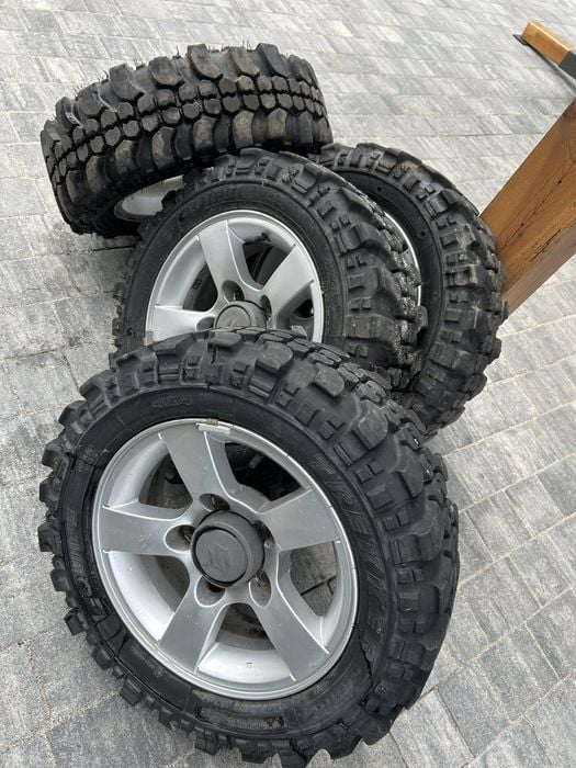 Koła felgi opony alufelgi suzuki jimny vitara samurai