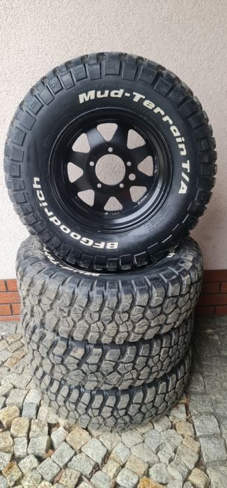 Koła terenowe Suzuki Off Road Zmota  Jimny Samurai Vitara Grand Vitara 235 75 15  Możliwość transportu lub wysyłki !!!