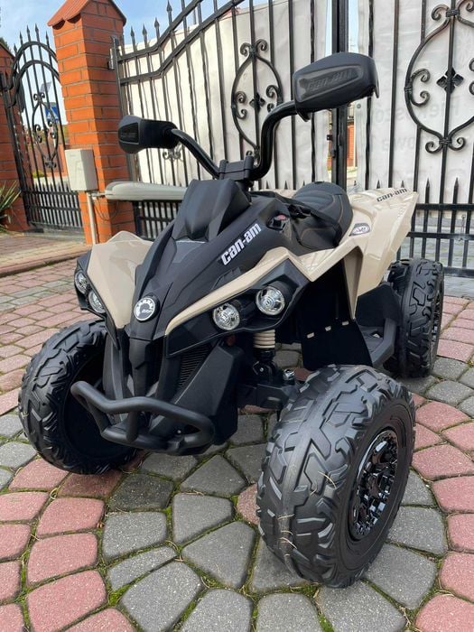 Duży Mocny QUAD Dla dzieci CAN-AM Maverick 24 Volt 2×200 Wat