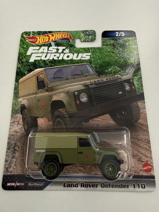 Land rover defender fast & furious hot wheels autko resorak