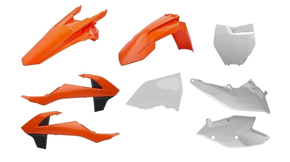 ZESTAW PLASTIKÓW POLISPORT KTM SX SX-F XC XC-F 16-18 U-10 90750