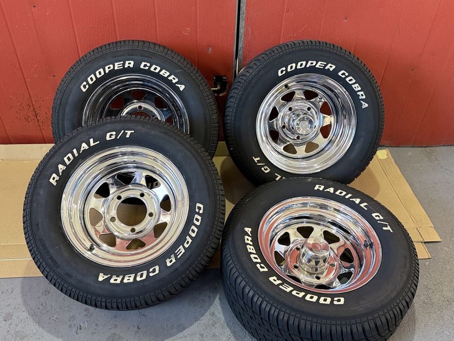 Koła felgi chrom 15” 5x139,7 Cooper Cobra Suzuki Samurai Jimny Vitara Niva Honker 255/60 R15