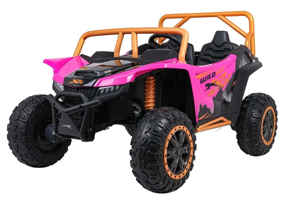 Różowe Auto na akumulator dla dzieci Buggy Arctic Cat WILDCAT XX A600