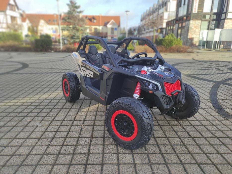 Pojazd Buggy CAN-AM Maverick 3 Turbo RR Czarny 4x200w + Pilot