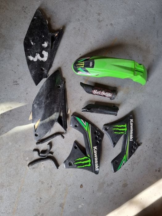 Owiewki plastiki  błotnik cross Kawasaki KX