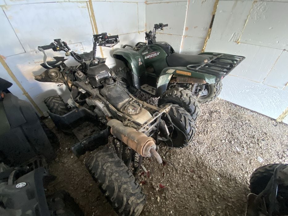 Częśći yamaha grizzly 550/700 grizzly wahacz dyfer skrzynia wariator rama wydech tłumik koła licznik wspomaganie siedzenie fotel
