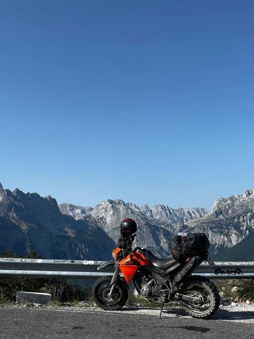 Yamaha XT660X po wypadku