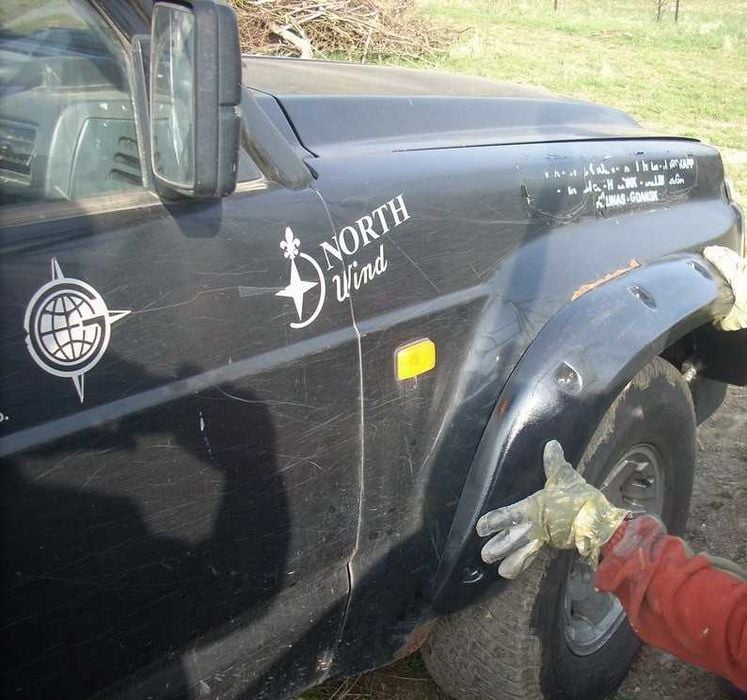 Nissan Patrol Y60 GU GR poszerzenia nadkoli błotników