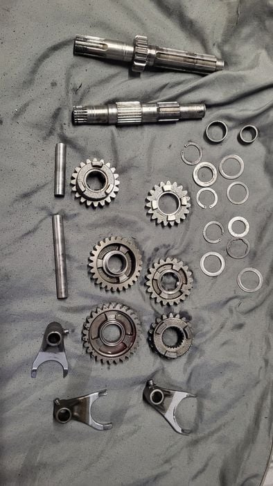 Suzuki rm 125, 2001 - 2008, skrzynia biegów, tryby, wodziki